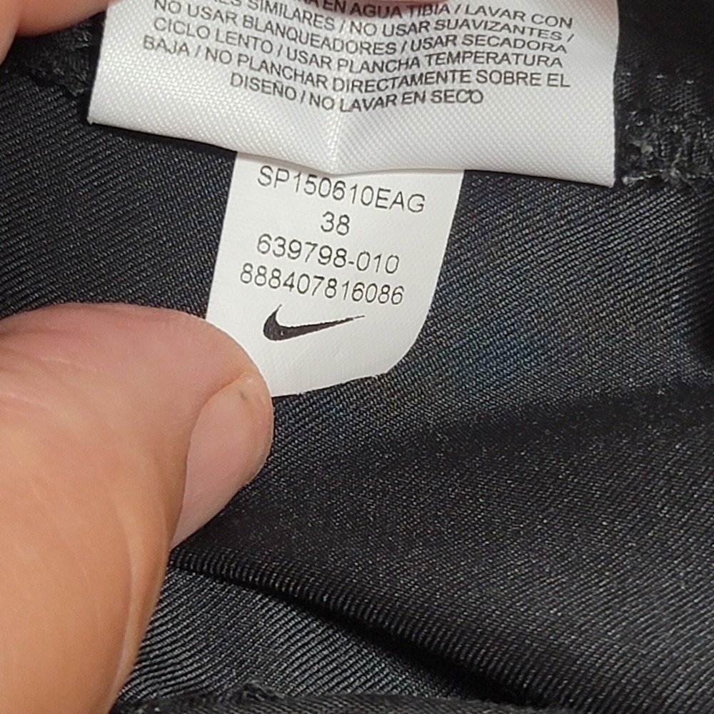 Nike Men's Golf Shorts Sz 38 Tour Performance Dri Fit Black - Picture 13 of 14